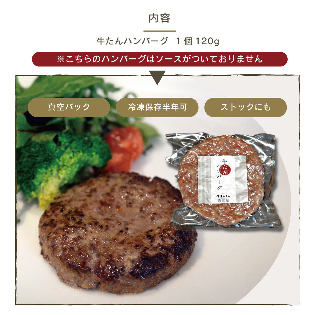 牛たんハンバーグ – 伊達のくら